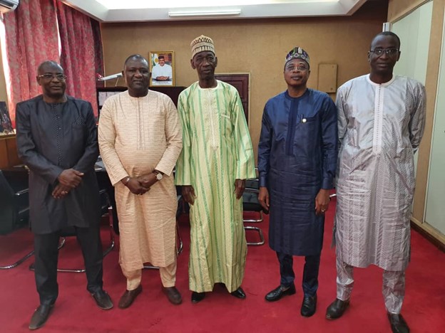 Le Commissaire Jonas GBIAN reçu ce vendredi 05 novembre 2021 par le Ministre des Transports de la République du NIGER